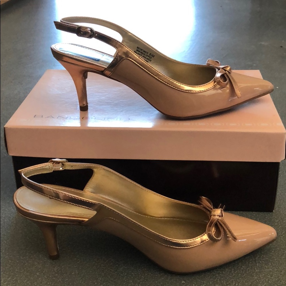 Bandolino blush/pink low heels